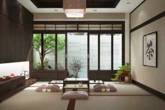 Desain interior rumah zen