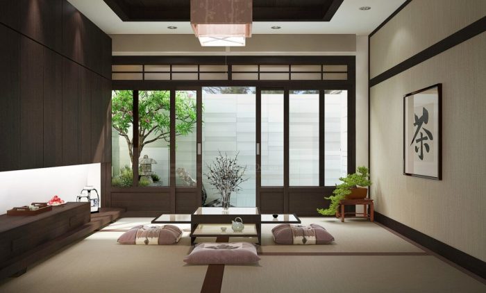 Desain interior rumah zen