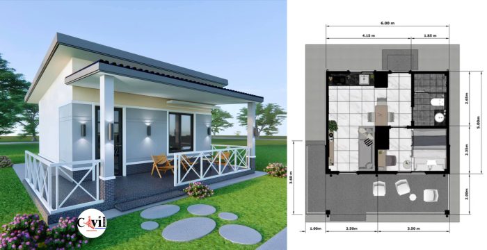 Desain interior rumah tipe 30