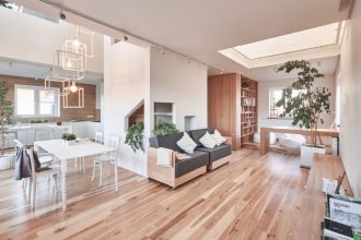 Desain interior rumah modern minimalis tetbuka hijau